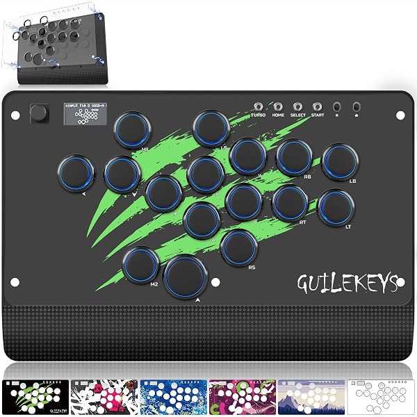 Amazon.co.jp: GuileKeys GK-18 レバーレスアーケードスティック